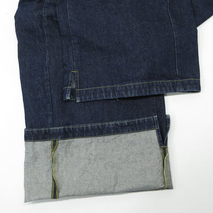 Maison Margiela | メゾンマルジェラ ボタンフライデニムワイドパンツ フレア 裾スリット デニムパンツ S51KA0570 ネイビー サイズ：40【三重本店】