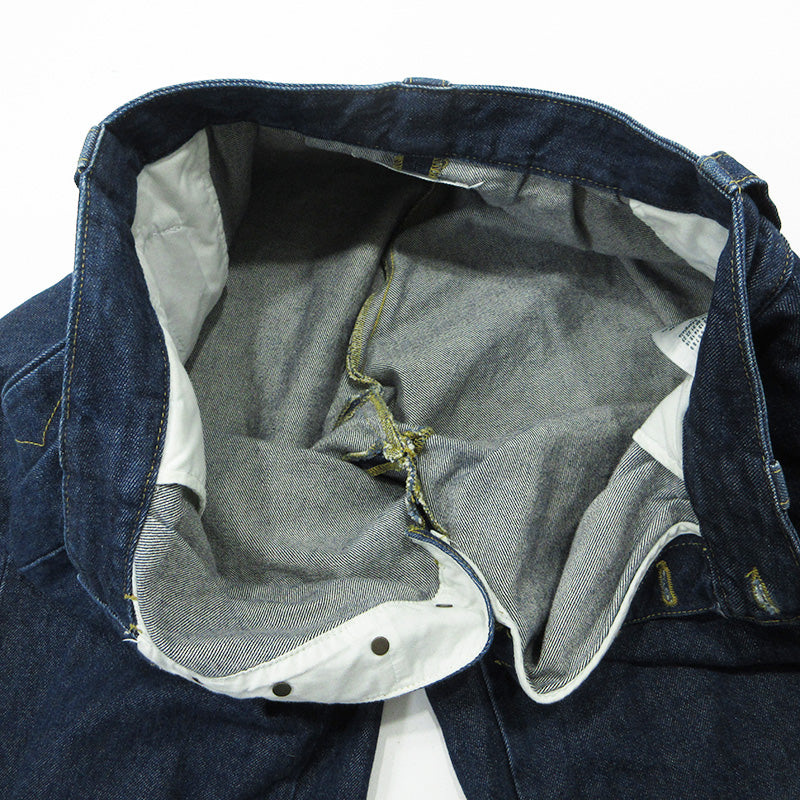Maison Margiela | メゾンマルジェラ ボタンフライデニムワイドパンツ フレア 裾スリット デニムパンツ S51KA0570 ネイビー サイズ：40【三重本店】