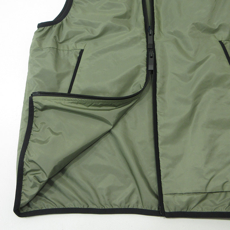 MONCLER | モンクレール MORETAN ロゴナイロンベスト ベスト K10911A00172 カーキグリーン サイズ：1【三重本店】