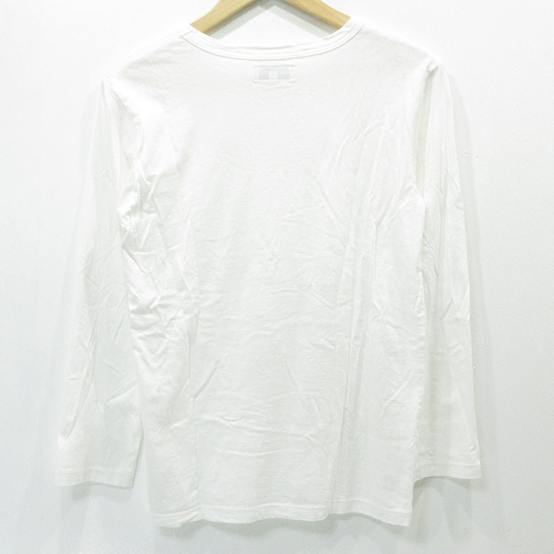 agnes b. | アニエスベー ロゴプリント長袖Tシャツ 長袖Ｔシャツ 0660S137 ホワイト サイズ：2【三重本店】