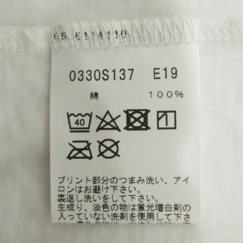 agnes b. | アニエスベー ロゴプリント長袖Tシャツ 長袖Ｔシャツ 0660S137 ホワイト サイズ：2【三重本店】