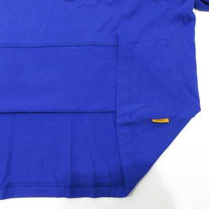 SEE SEE | シーシー SUPER BIG FLAT POCKET TEE スーパービッグフラットポケットTシャツ 胸ポケット付きロゴ刺繍半袖Tシャツ 半袖Ｔシャツ BSMA5-SS25-781 ブルー サイズ：L【三重本店】
