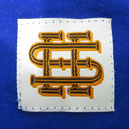 SEE SEE | シーシー SUPER BIG FLAT POCKET TEE スーパービッグフラットポケットTシャツ 胸ポケット付きロゴ刺繍半袖Tシャツ 半袖Ｔシャツ BSMA5-SS25-781 ブルー サイズ：L【三重本店】