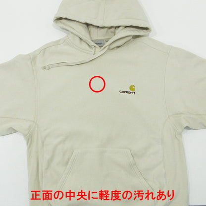 Carhartt WIP | カーハートダブリューアイピー Hooded American Script Sweat ロゴ刺繍裏起毛長袖パーカー パーカー I028279 ライトベージュ アイボリー サイズ：L【三重本店】