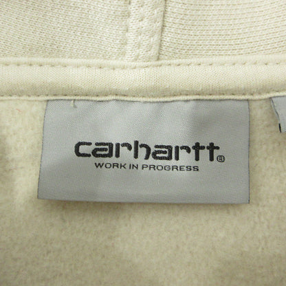 Carhartt WIP | カーハートダブリューアイピー Hooded American Script Sweat ロゴ刺繍裏起毛長袖パーカー パーカー I028279 ライトベージュ アイボリー サイズ：L【三重本店】