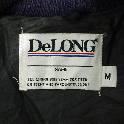 DeLONG | デロング ロゴワッペンウールスタジャン ウールジャケット スタジャン パープル サイズ：M【三重本店】