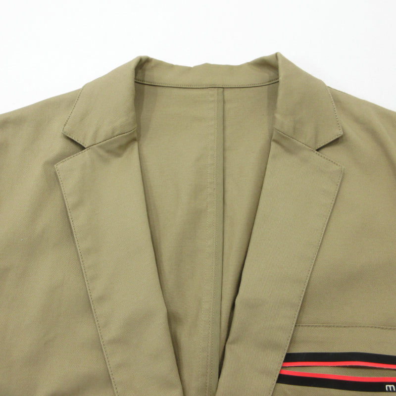 MUTA MARINE | ムータマリン TRIMMING POCKET JACKET テーラードジャケット MMJC443061 ベージュ【三重本店】