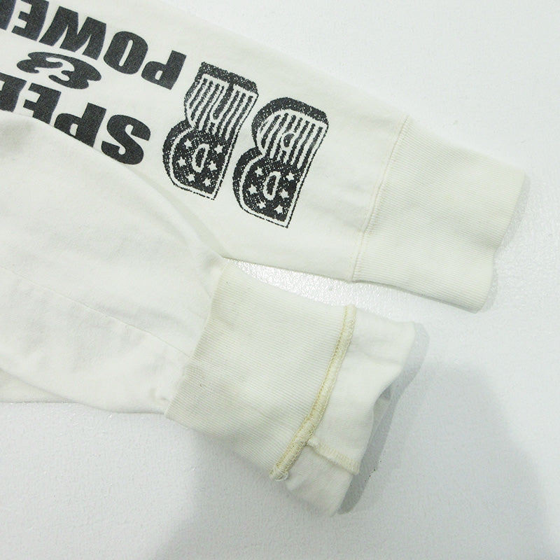 BOOTLEGGERS | ブートレガーズ プリント長袖Tシャツ 長袖Ｔシャツ ホワイト サイズ：S【三重本店】