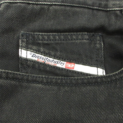 DIESEL | ディーゼル ブラックデニム ルーズ ストレート 2001 D-MACRO デニムパンツ ブラック系 サイズ：36【三重本店】