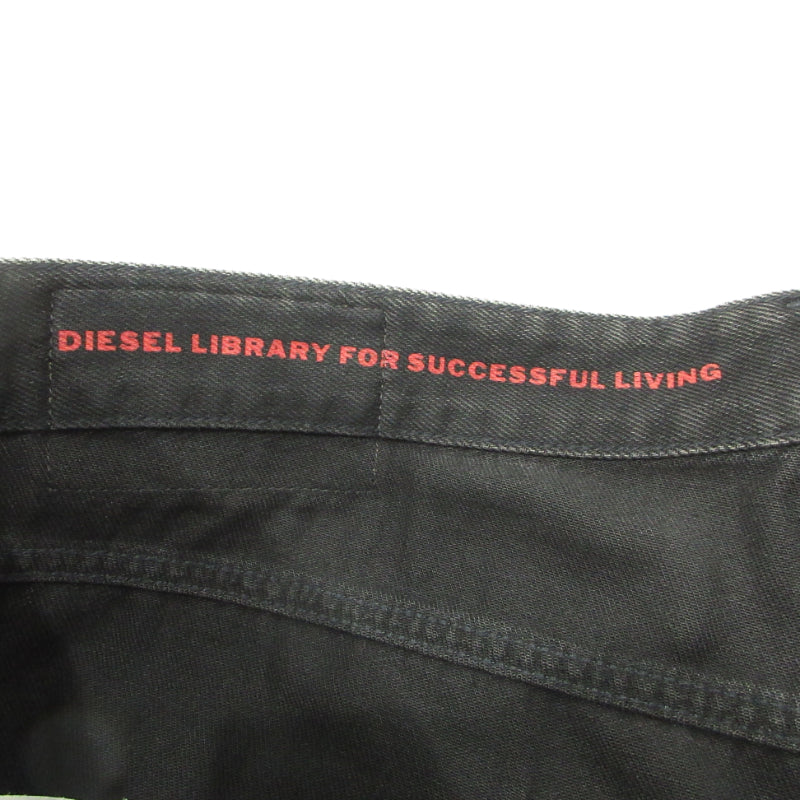 DIESEL | ディーゼル ブラックデニム ルーズ ストレート 2001 D-MACRO デニムパンツ ブラック系 サイズ：36【三重本店】