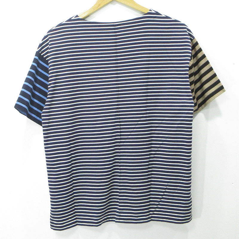 Paul Smith | ポール・スミス ミックスボーダー半袖Tシャツ 総柄 半袖Ｔシャツ WY-4F-86119 ネイビー サイズ：M【三重本店】
