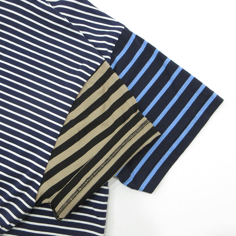 Paul Smith | ポール・スミス ミックスボーダー半袖Tシャツ 総柄 半袖Ｔシャツ WY-4F-86119 ネイビー サイズ：M【三重本店】