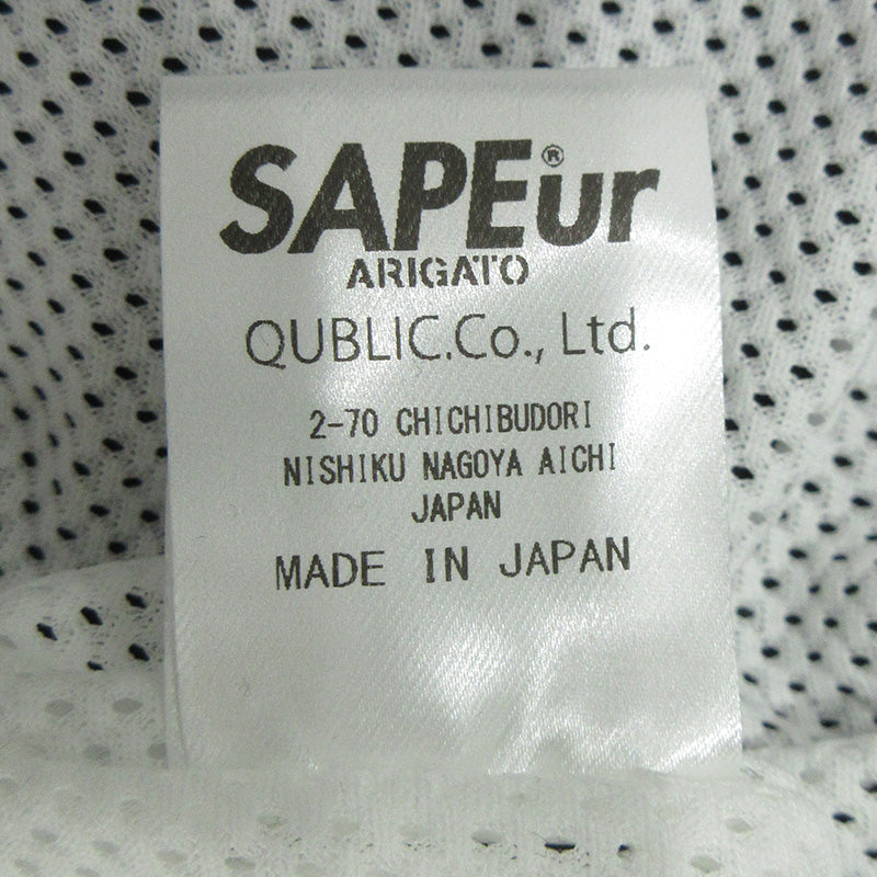 SAPEur | サプール ハーフジップロゴプリントフリーズジャケット その他トップス ブラック サイズ：M【三重本店】