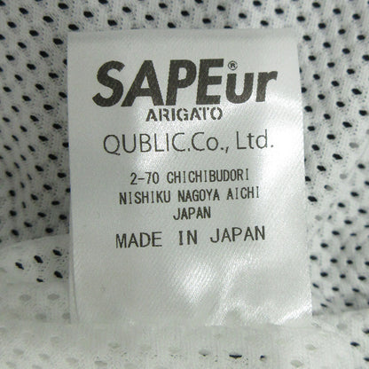 SAPEur | サプール ハーフジップロゴプリントフリーズジャケット その他トップス ブラック サイズ：M【三重本店】