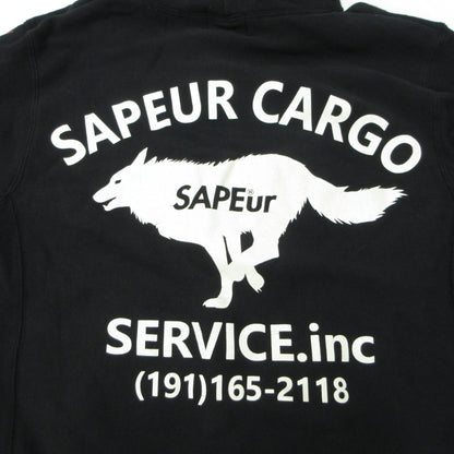 SAPEur | サプール CARGO SERVICE HOODIE パーカー ブラック サイズ：M【三重本店】