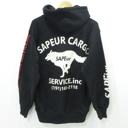 SAPEur | サプール CARGO SERVICE HOODIE パーカー ブラック サイズ：M【三重本店】