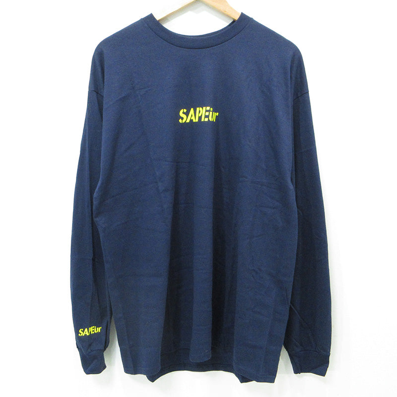 SAPEur | サプール ロッドマン プリント長袖Tシャツ 長袖Ｔシャツ ネイビー サイズ：不明【三重本店】