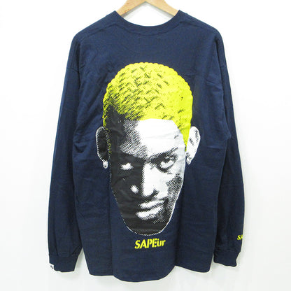 SAPEur | サプール ロッドマン プリント長袖Tシャツ 長袖Ｔシャツ ネイビー サイズ：不明【三重本店】