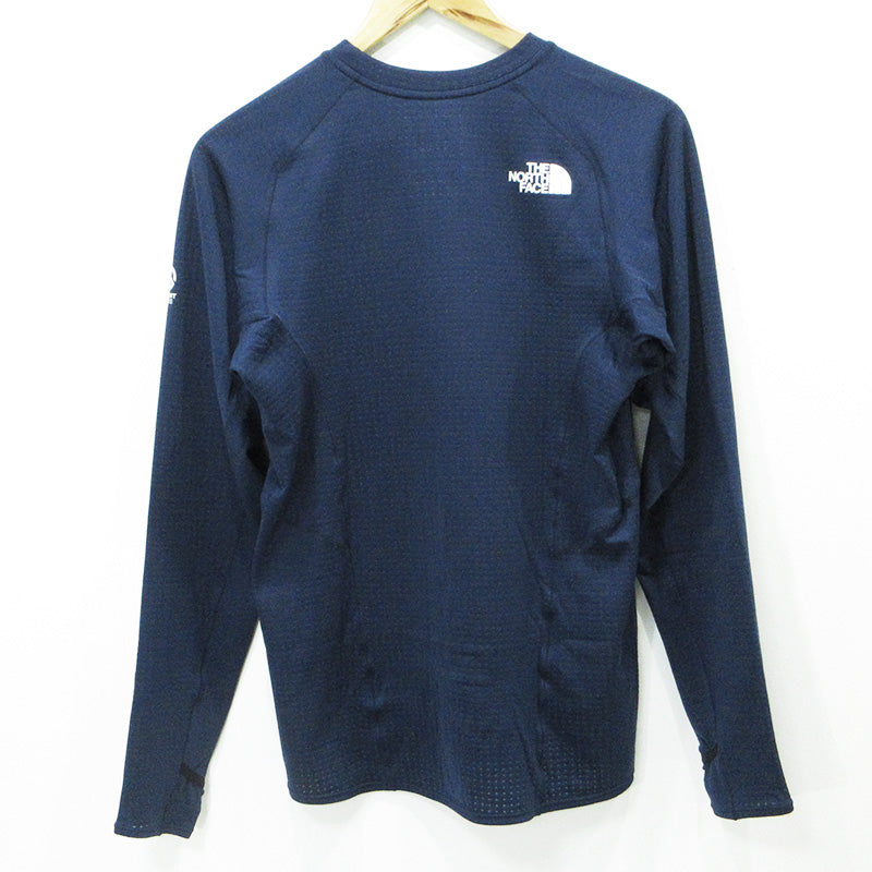 THE NORTH FACE | ザ・ノースフェイス サミットシリーズ Expedition Dry Dot Crew エクスペディションドライドットクルー ロゴプリントサムホール長袖Tシャツ 長袖Ｔシャツ NT12123 ネイビー サイズ：M【三重本店】