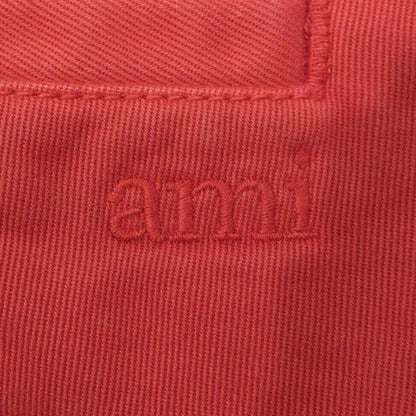 AMI | アミ ロゴ刺繍パンツ パンツ H13T04.33 レッド サイズ：M【三重本店】