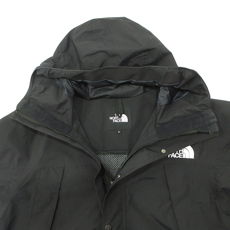 THE NORTH FACE | ザ・ノースフェイス MT LIGHT JK マウンテンライトジャケット GORE-TEXロゴ刺繍マウンテンパーカー 防水 マウンテンパーカー NP62550 ブラック サイズ：L【三重本店】