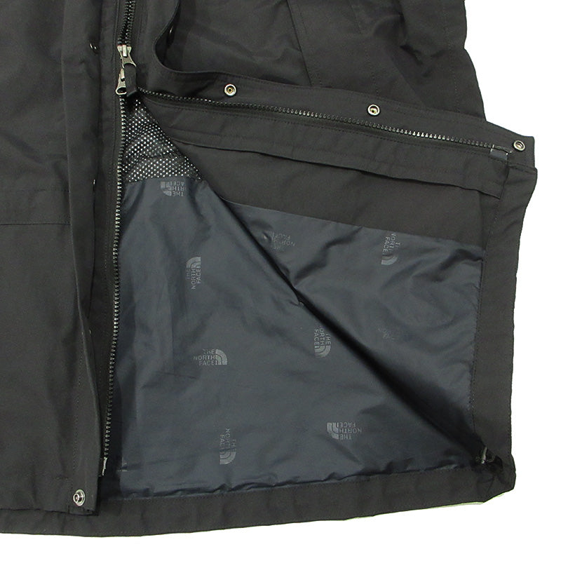 THE NORTH FACE | ザ・ノースフェイス MT LIGHT JK マウンテンライトジャケット GORE-TEXロゴ刺繍マウンテンパーカー 防水 マウンテンパーカー NP62550 ブラック サイズ：L【三重本店】