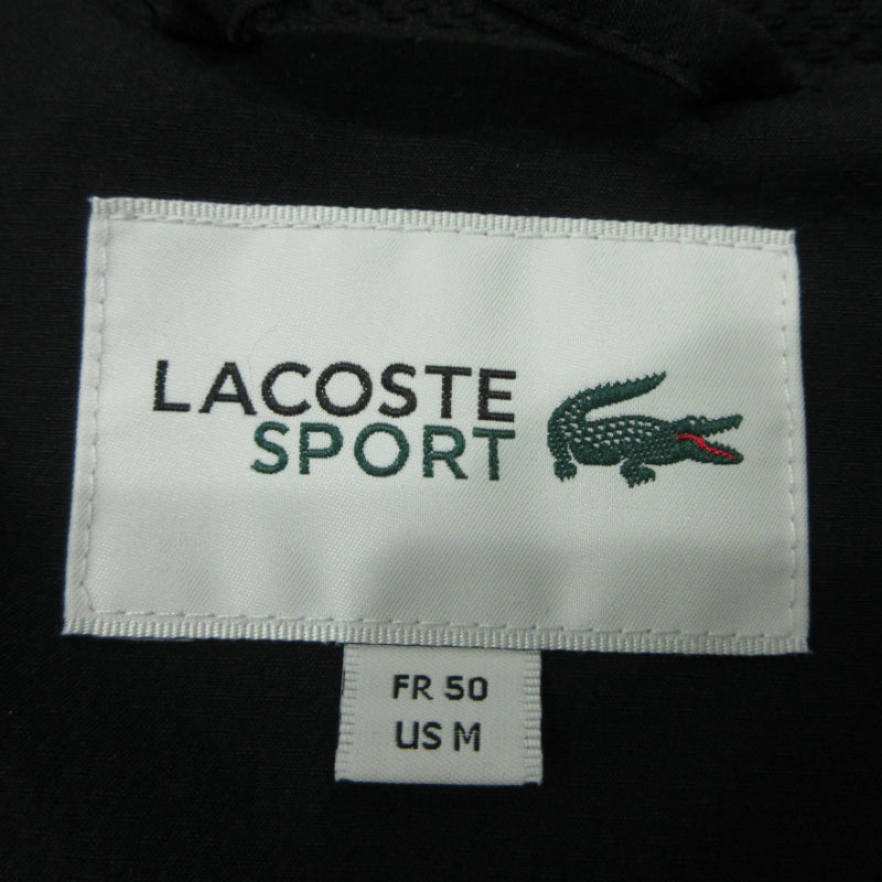 LACOSTE | ラコステ ジャカード タフタ ウィンドブレーカー その他アウター BH4905 ブラック サイズ：M【三重本店】