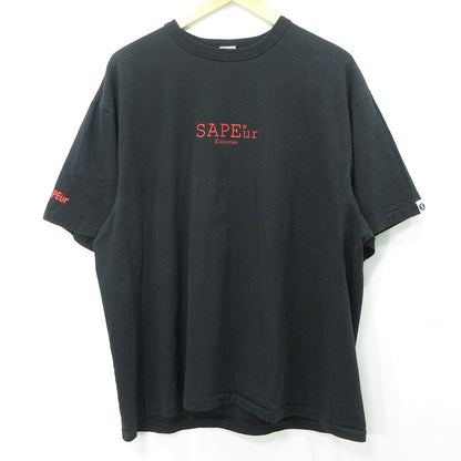 SAPEur | サプール A Elegantes SAPEur アエレガンスサプール ロッドマン半袖Tシャツ 半袖Ｔシャツ ブラック サイズ：XL【三重本店】