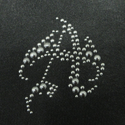 ANTIMID | アンチミッド Studs Hoodie スタッズフーディ USED加工長袖パーカー ダメージ加工 サムホール袖 パーカー ブラック サイズ：L【三重本店】
