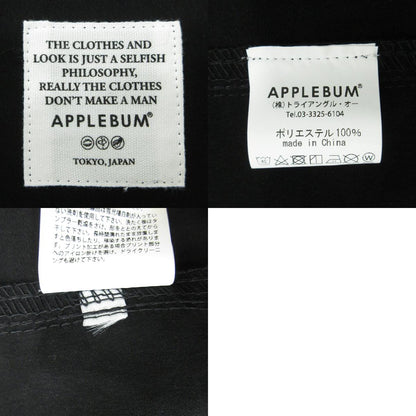 APPLE BUM | アップルバム ロゴ刺繍スイングトップ ハリントンジャケット スイングトップ ブラック サイズ：XL【三重本店】