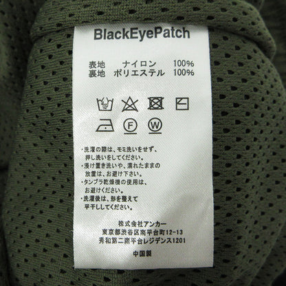 BlackEyePatch | ブラックアイパッチ × FAF フェイクアスフラワーズ ロゴ刺繍ナイロントラックパンツ パンツ カーキグリーン サイズ：XL【三重本店】