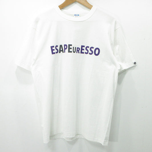 SAPEur | サプール × NORTHWAVE × MASATOSHI HAMADA ノースウェーブ ハマダ半袖Tシャツ 浜田 半袖Ｔシャツ A0026-036 ホワイト×パープル サイズ：M【三重本店】