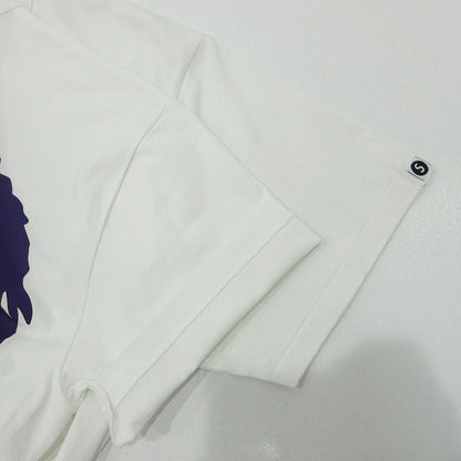 SAPEur | サプール × NORTHWAVE × MASATOSHI HAMADA ノースウェーブ ハマダ半袖Tシャツ 浜田 半袖Ｔシャツ A0026-036 ホワイト×パープル サイズ：M【三重本店】
