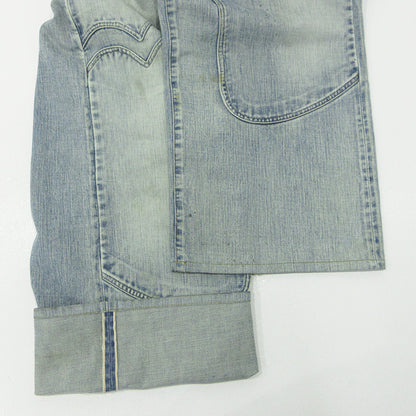 SUGARHILL | シュガーヒル FADED MODERN DENIM WESTERN WIDE TROUSERS フェードモダンデニムウエスタンワイドトラウザーズ USED加工ジップフライデニムパンツ ダメージ加工 ルーズフィット ワイド デニムパンツ ブルー サイズ：不明【三重本店】