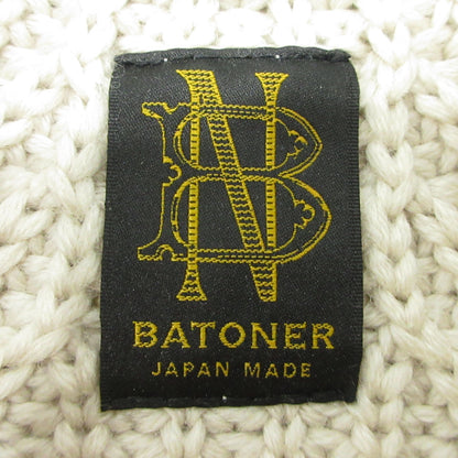 BATONER | バトナー シグネチャークルーネックメリノウールニットプルオーバー ニット BN-19FM-021 ベージュ サイズ：3【三重本店】