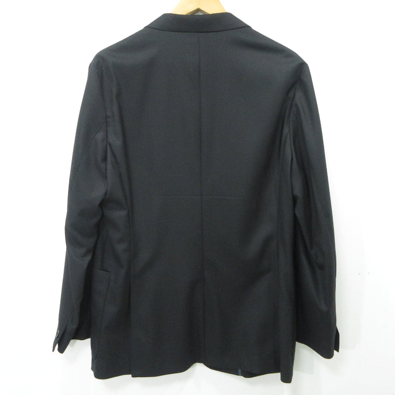 Paul Smith | ポール・スミス ソリッド ウールストレッチ ジャケット ソリッド ウールストレッチ テーパード トラウザーズ セットアップ 143150 ブラック サイズ：XL【三重本店】