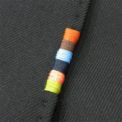 Paul Smith | ポール・スミス ソリッド ウールストレッチ ジャケット ソリッド ウールストレッチ テーパード トラウザーズ セットアップ 143150 ブラック サイズ：XL【三重本店】