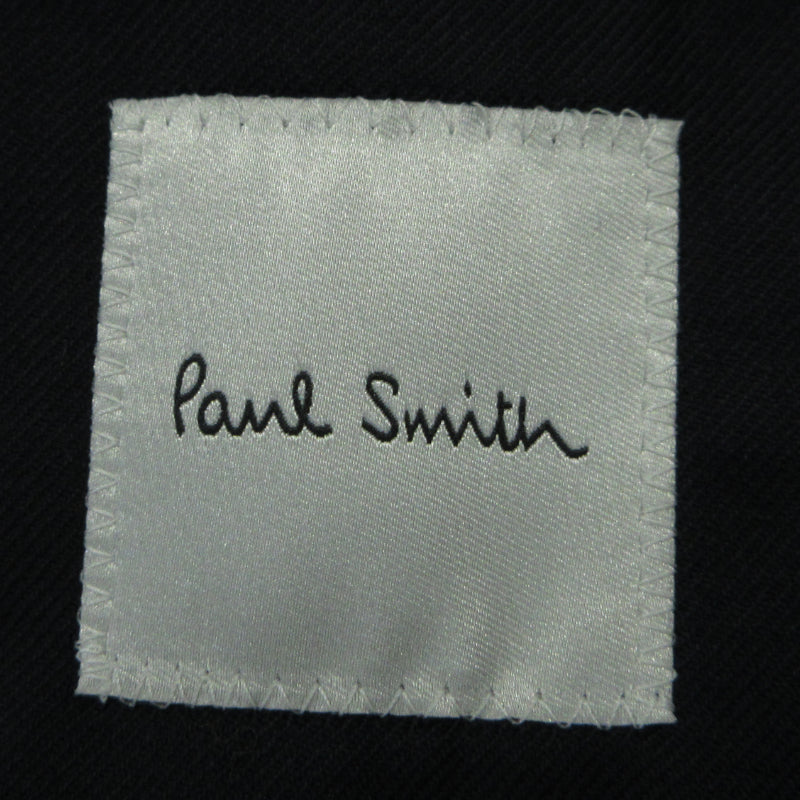 Paul Smith | ポール・スミス ソリッド ウールストレッチ ジャケット ソリッド ウールストレッチ テーパード トラウザーズ セットアップ 143150 ブラック サイズ：XL【三重本店】