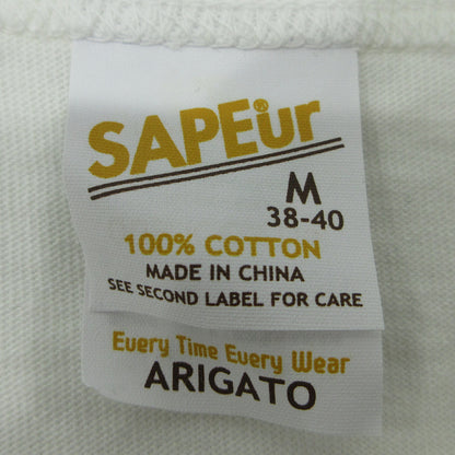 SAPEur | サプール スタンプ20個達成 半袖Ｔシャツ ホワイト サイズ：M【三重本店】
