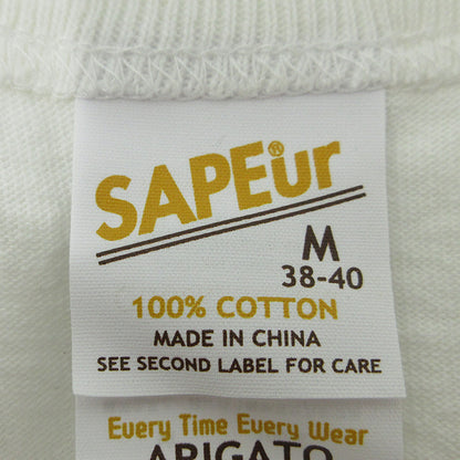 SAPEur | サプール カーゴベース スタンプ20個達成 23年 フォトプリント半袖Ｔシャツ 半袖Ｔシャツ ホワイト サイズ：M【三重本店】