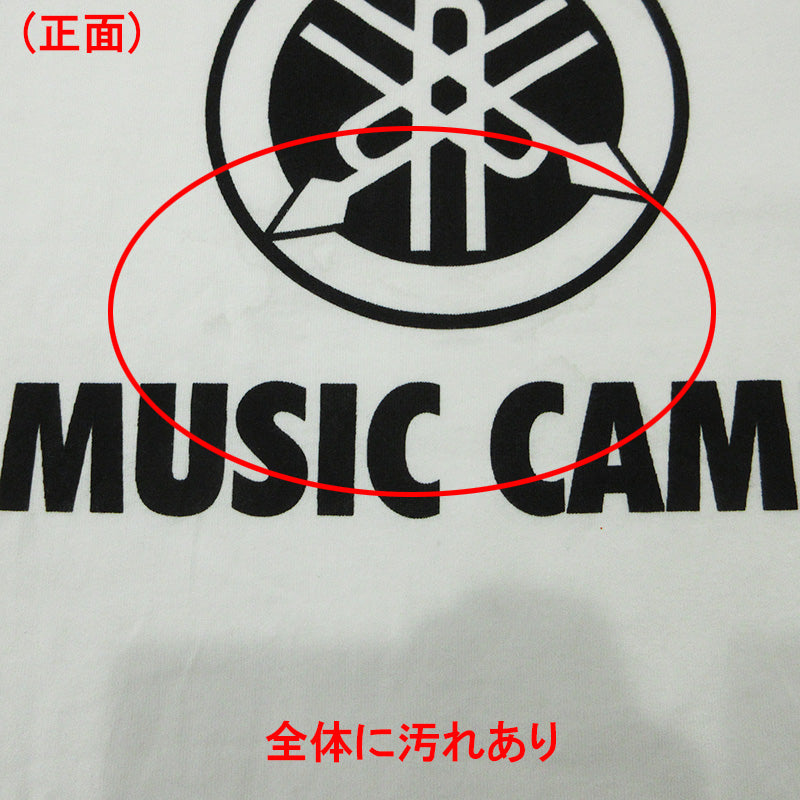 SAPEur | サプール × 浜田雅功 HAMADA MUSIC CAMP ミュージックチャンプ ハマダ長袖Tシャツ ロゴプリント 長袖Ｔシャツ ホワイト サイズ：L【三重本店】