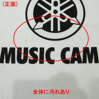 SAPEur | サプール × 浜田雅功 HAMADA MUSIC CAMP ミュージックチャンプ ハマダ長袖Tシャツ ロゴプリント 長袖Ｔシャツ ホワイト サイズ：L【三重本店】