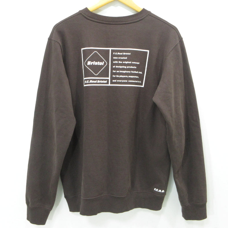 FCRB | エフシーアールビー SIGNATURE CREWNECK SWEAT スウェット FCRB-252095 ブラウン サイズ：M【三重本店】