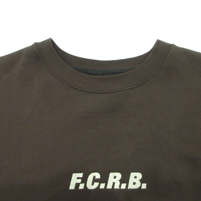 FCRB | エフシーアールビー SIGNATURE CREWNECK SWEAT スウェット FCRB-252095 ブラウン サイズ：M【三重本店】