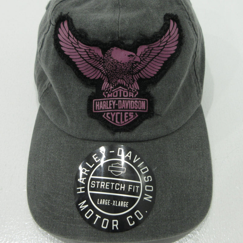 HARLEY-DAVIDSON | ハーレーダビットソン イーグルトラッカー キャップ 97835-23VM グレー サイズ：L【三重本店】