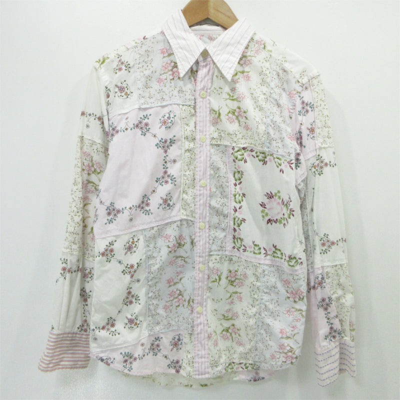 Paul Smith | ポール・スミス フラワー 長袖シャツ ホワイト系 サイズ：M【三重本店】