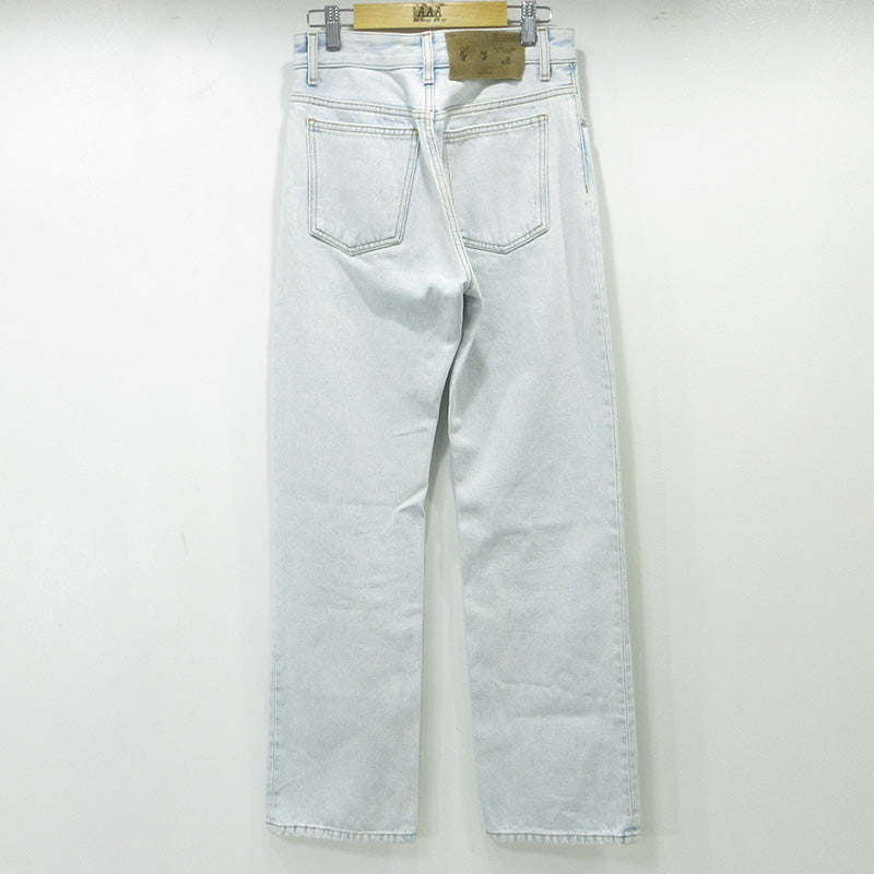 OFF-WHITE | オフホワイト ジップフライデニムパンツ デニムパンツ OWYA036C99DEN002 ライトブルー サイズ：25【三重本店】