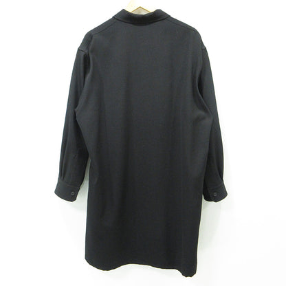 Yohji Yamamoto POUR HOMME | ヨウジヤマモトプールオム ARMY GABARDINE アーミーギャバジンビッグブラウス ウール長袖シャツジャケット その他アウター HJ-B02-101 ブラック サイズ：2【三重本店】