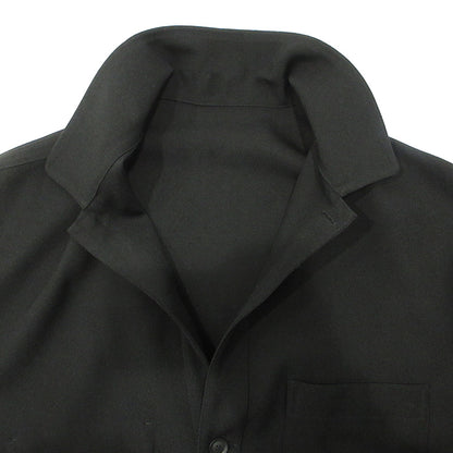 Yohji Yamamoto POUR HOMME | ヨウジヤマモトプールオム ARMY GABARDINE アーミーギャバジンビッグブラウス ウール長袖シャツジャケット その他アウター HJ-B02-101 ブラック サイズ：2【三重本店】