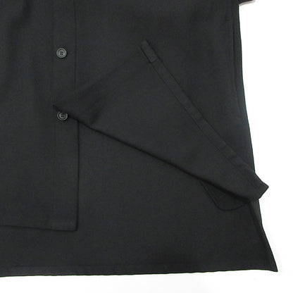 Yohji Yamamoto POUR HOMME | ヨウジヤマモトプールオム ARMY GABARDINE アーミーギャバジンビッグブラウス ウール長袖シャツジャケット その他アウター HJ-B02-101 ブラック サイズ：2【三重本店】